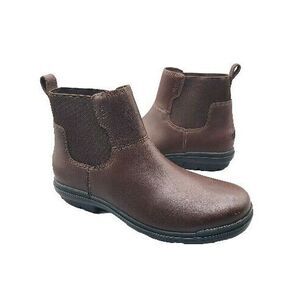 UGG Women Boots Sz 10/ 41 Hapsburg Chelsea Brown Lether  Pull-on Waterproof New